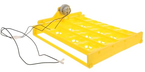 Tofficu Plateau Incubation Automatique pour Œufs de Poule Support Stable Plastique Rotation Complète Compatible avec Couveuse Digitale Améliore Le Taux Éclosion