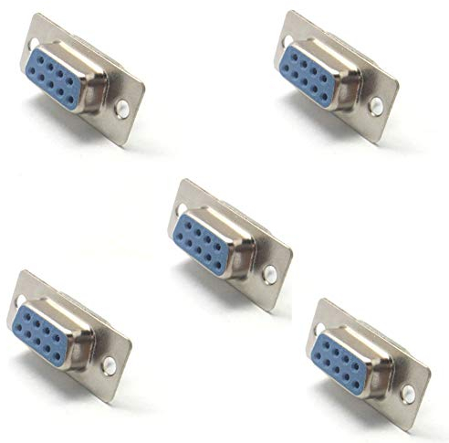 S SIENOC RS232 Solder Serial Adapter D-SUB9 9 Pins Buchse Löten Plug Steckverbinder x5 x10 für Gender Changer (DB-9 Buchse x5)