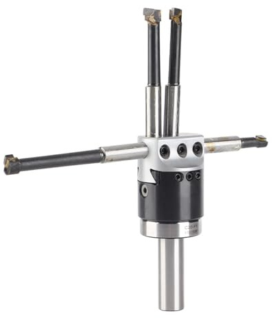 Set testa di alesatura Fresa per alesatura in acciaio al carbonio C20-F1-12 Gambo per alesatura con scatola portaoggetti per fresatrice CNC