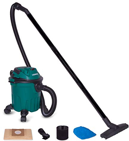 VONROC Aspiradora en seco y húmedo/Aspiradora todo terreno - 1000W - Función de soplado - Tanque de 12L - Cable de alimentación de 5m