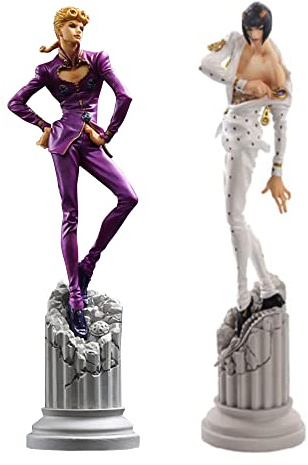 Gooyeh Giorno Giovanna&Bruno Bucciarati Action Figure Anime, statuetta in PVC, Statua Anime Figure Modello Collezione Desktop Ornamenti Compleanno 15 cm, Tipo 19