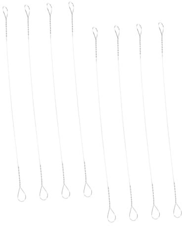 PRETYZOOM Set da 8 Fili Tagliapane in Acciaio Inossidabile per Formaggio, Affettatrice Sicura Filo Liscio per Cucina e Sala da Pranzo