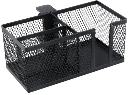 PTJJXA 4 en 1 Porte Tasse, Support Casque Audio Rotatif avec 2 Trous pour Fil, Pot a Crayon Bureau Détachable, Porte Gourde 10cm Diamètre, 20,6x10,4cm, pour Bouteilles Gobelets Stylo Maison