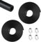 Manguera de Vacío de Silicona, 3 Metros Manguera de Silicona Universal para Coche, Tubo de Vacío de Alto Rendimiento para Aire Turbinas, con 2 Abrazaderas (ID 3 mm OD 6 mm/ID 4 mm OD 7 mm)
