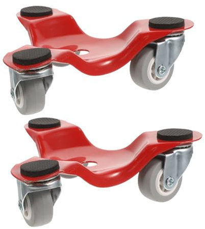 DIYEAH 2 Pezzi Dolly per Traslochi Ruote per Spostare Apparecchiature Pesanti Strumento Movimento con Ruote Girevoli Resistente Facile da Usare