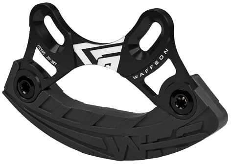 WFS ARMOR-B Bash Guard 34-38T, ISCG05 fäste, MTB mountainbike kedjeskydd kedjeringsskydd, svart