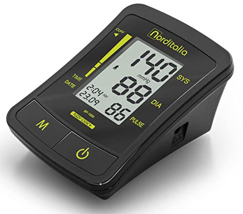NORDITALIA, BP-1000, Misuratore di Pressione da Braccio Automatico, Sfigmomanometro Digitale