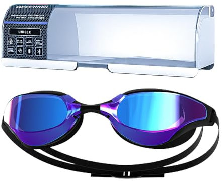 Uozonit Lunettes de plongée, lunettes de surf,Lunettes de piscine sans fuite - Lunettes de sports nautiques anti-buée, équipement de natation pour hommes, femmes, adolescents, vision claire