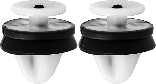 Restagraf Agrafe de Panneau Garniture Intérieure et Porte en Sachet pour Véhicules Renault/Peugeot/PSA/Citroën/Fiat/Nissan, 8.2mm Poinçon, Lot de 24, Blanc/Noir