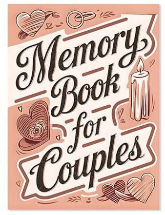 Memory Scrapbook: Tjockt papper Par Planner, Älskar Dagbok, Hållbara Sidor | Inspelning Av Minnesmärken, Förlovningsbröllopsnap, Brud Dating Dagbok, Skriva