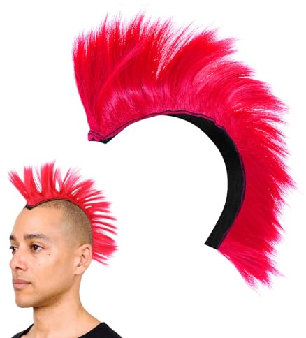 SUPVOX Peluca de Casco Cosplay Rosa para Fiesta y Carnaval Postizo Ligero y Transpirable Accesorio Decorativo Unisex para Disfraces Navideños y Eventos Temáticos