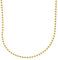 .iced-out. Sterling 925er Silber Bling Kugelkette - BALL 2mm gold 80cm