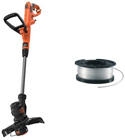 Black + Decker Elektro-Rasentrimmer-/kantenschneider + vollautomatische Einzelfadenspule (für Rasentrimmer 10m Länge, 1.5mm Fadendurchmesser) A6481