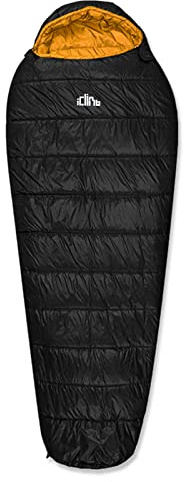 iClimb 3M Thinsulate Insulation Sleeping Bag (Mummy 41F, Black)