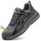 TAERGU S3 Sicherheitsschuhe Herren-Leder S1 Arbeitsschuhe Leicht SBP Stahlkappenschuhe Safety Shoes Einstichresistent Industrieschuhe,Grau,EU44