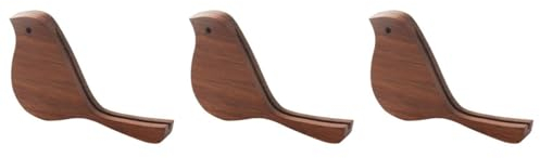 Ciieeo 3 Stk Vogelkalenderhalter Namensträger Für Den Hochzeitstisch Urlaubsplatzhalter Tischmenühalter Namensschild Aus Holz Tischnamensschild Geschäftskartenhalter Der Vogel Nussbaum