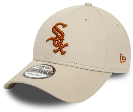 New Era Baseball Cap Chicago White Sox Teamlogo gebogener Schirm 9Forty verstellbar Kappe beige - One-Size
