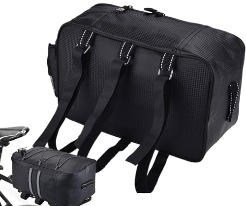 Borsa a cartuccia per bicicletta, Borsa da bicicletta su strada - Borsa da sedile riflettente per ciclisti,Pouche da sella per scooter elettrico con strisce riflettenti, pacchetto di immagazzinaggio