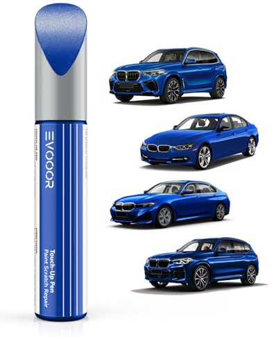(C1M) Blu Fitonic Metallic ritocco vernice auto per BMW, riparazione graffi per auto, soluzione facile e veloce per le riparazioni