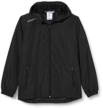Uhlsport Essential Rain Jacket Chaqueta Impermeable Para Hombre, Hombre, negro/blanco, L