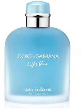 DOLCE & GABBANA, Light Blue Pour Homme Eau Intense, Eau de Parfum, Herrenduft, 200 ml