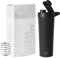 Simple Modern Botella Mezcladora de Acero Inoxidable con Bola | Vaso Mezclador de Proteínas Metálico Aislado para Mezclas de Proteínas, Batidos y Preentrenamiento | Rally | 710ml | Midnight Black