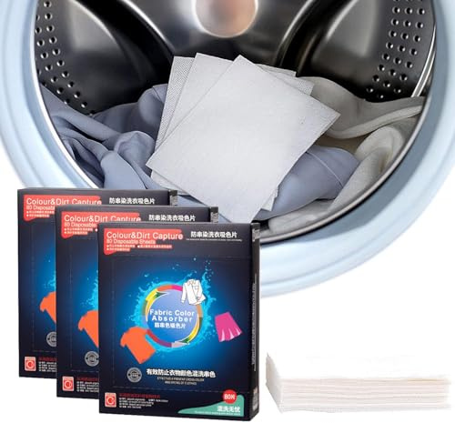 240 paños de teñido para lavadora, mezcla a prueba de tintes, absorción de color, tela antiteñida, protege contra la decoloración de la ropa, protección del color para ropa