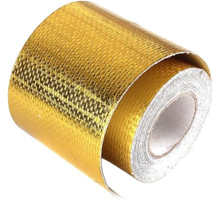 Rotolo Di Nastro Di Carta In Alluminio, Foglio Di Alluminio In Alluminio Resistente Al Calore, Nastro Adesivo Di Auto Resistenti Al Calore - Nastro In Alluminio Ad Alta Temperatura Per S