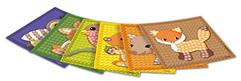 PlayMais 160280 - Card Set Mosaic Little Forest, Bastelset