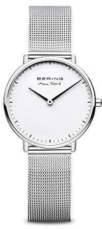 BERING Damen Uhr Quarz Movement - Max René Collection mit Edelstahl und Saphirglas 15730-004 - 3 ATM