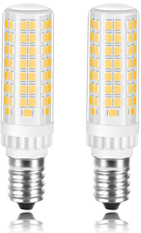 Karyoosi 2er E14 LED Lampe, LED Glühbirne Neutralweiß 7W 4000K Ersetzt 60W Halogen Birne, E14 Led Leuchtmittel 820LM AC220-240V, Nicht Dimmbar, für Dunstabzugshaube Nähmaschine Wohnzimmer