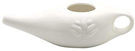 Nasendusche Neti Pot Nasenspülkännchen, Keramik Neti Lota Für Die Nasenspülung, 250 Ml Nasenspülkännchen, Keramik Neti Kännchen Mit Pilates Kanne Für Nasenspülung, Nasendusche, Nethi Pot - Nethi Topf