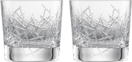 ZWIESEL GLAS M122268 Tumbler Bar Premium No.3 Whiskey for Whiskey and Hard Liquor, Small, Pair of 2, Handmade