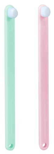 2PCS Hundezahnbürsten, Zahnbürste für Haustiere, Katzenzahnbürste mit 10000 Ultraweiche Haustierborsten und Schwanzloch für Katzen, Welpen, Kleine Hunde, Empfindliche Zähne und Zahnfleisch