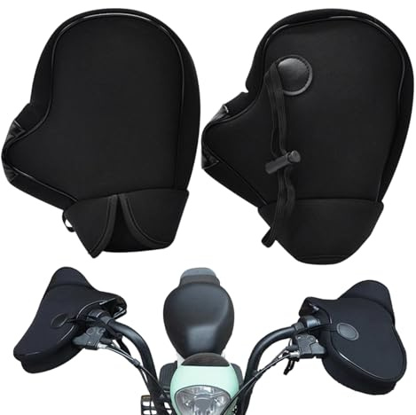 Guantes de motocicleta para hombre, resistentes al viento, mango más cálido, guantes de motocicleta cálidos | para montar en invierno, ciclismo, carreras, motocicleta al aire libre