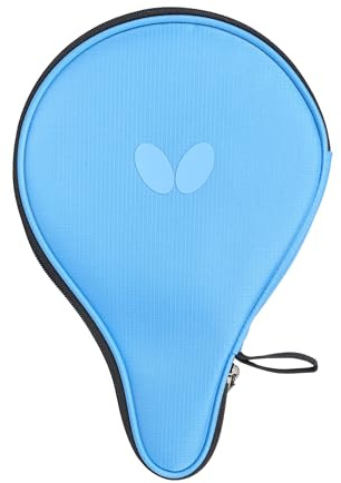 Butterfly New Table Tennis Case | Single Racket Cover with Ball Storage | Zipper Closure | Durable & Lightweight | Available in Blue, Yellow, Orange & Grey