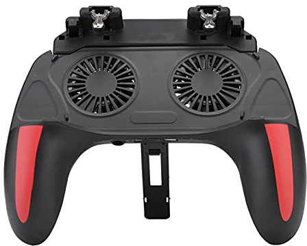 Phefop Controller di Gioco per Telefono Cellulare con Doppia Ventola di Raffreddamento Dissipazione Rapida del Calore Silenziosa per Telefoni da 4,7-6,5 Pollici Gamepad Ergonomico con