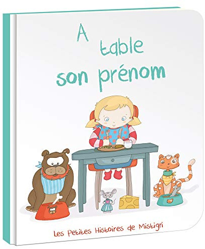 LES ENFANTS ROY - Libro Bambino - Libro Personalizzato con nome - Idea Regalo – A Tavolo – da 0 a 3 anni – 22 Pagine