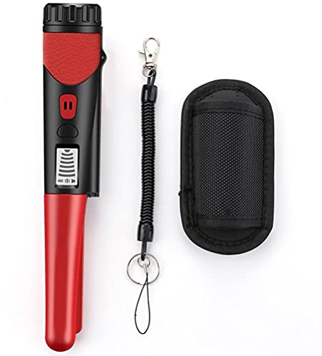 Hiraith Metal Detector, Pinpointer per caccia al tesoro, IP68, impermeabile, portatile, con LED e vibrazioni