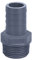 Außengewinde, Schlauchverbinder, Widerhaken, Schlauchanschluss, Adapter, PVC-Rohradapter, Rohrverschraubungen (G1 Zoll x 30 mm)