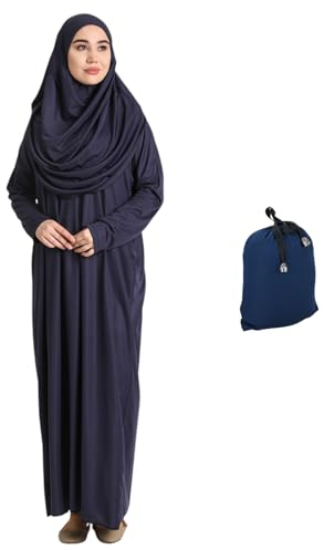 Prien Gebetskleidung Für Frauen Mit Tasche Hijab, Islam Damen Kleidung Set, Abaya Kopftuch, Muslim Kleider, Khimar