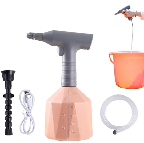 Plant Spray Bottle 1 Liter Capacity Rechargeable Battery Powered Sprayer