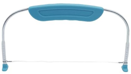 Lguaquanx Affettatrice Per Torte a Filo, Taglia Torta in Acciaio Inossidabile, Separatore di Crosta di Torta Filo per Sega per Torte con Altezza Regolabile Adatto per Pasticceria Domestica