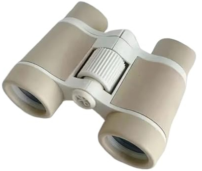 Jumelles, Jumelles de la Jungle, loupe Portable for Enfants, Jouet grossissant, télescope Antichoc for Anniversaire, randonnée, Cadeaux,pour l'observation des Oiseaux(Beige)