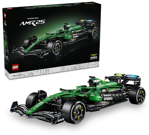 LEGO Technic Auto F1 Aston Martin Aramco AMR24 - Kit di Modellismo per Adulti - Collezione Formula 1 con Motore V6, DRS e Sospensioni - Regalo per i Fan delle Corse e degli Sport Motoristici - 42240