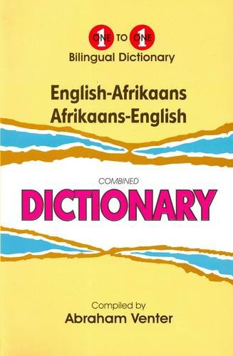 English-Afrikaans & Afrikaans-English One-to-One Dictionary (exam-suitable)