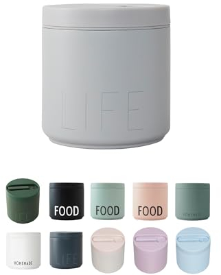 Design Letters Contenitore Termico per Alimenti Caldi | Thermos Pasta e Lunch Box Termico | Portapranzo Termico per Alimenti e Portavivande Termico | Thermos per Cibo Caldo | Scaldavivande 530 Ml