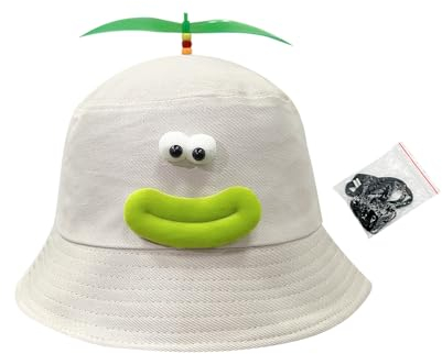 Gorra Helice,Sombrero de Hélice Sombrero de Pescador Helicóptero Hélice Gorras Sombrero Colorido con hélice Fluorescente para Apto para Adulto