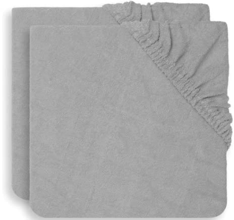 Jollein 550-503-00078 Wickelunterlage Frottee 50x70cm weich grau, grau, 275 g (1er Pack)