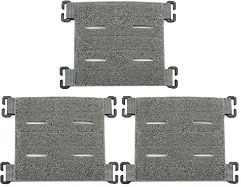 MiOYOOW 3PCS Molle Patch Panel, Taktiska Lappar Fjäder Fäste Med Taktisk Väst Taktisk Väst Utomhus Ryggsäck